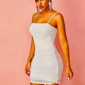 SHEIN Mesh Bodycon Mini Dress